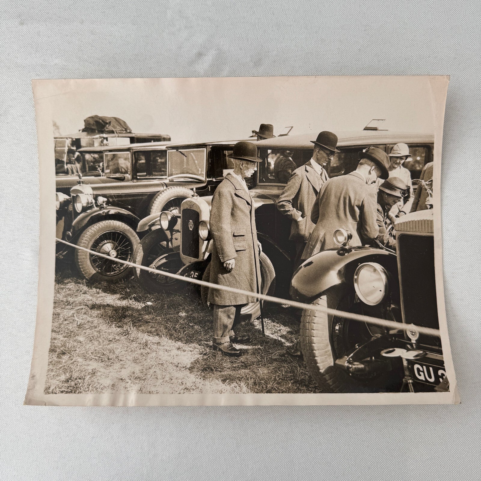 Press Photo Photograph Pegasus Club Car Rally Rallye Lawyers Race Lawyer 1933