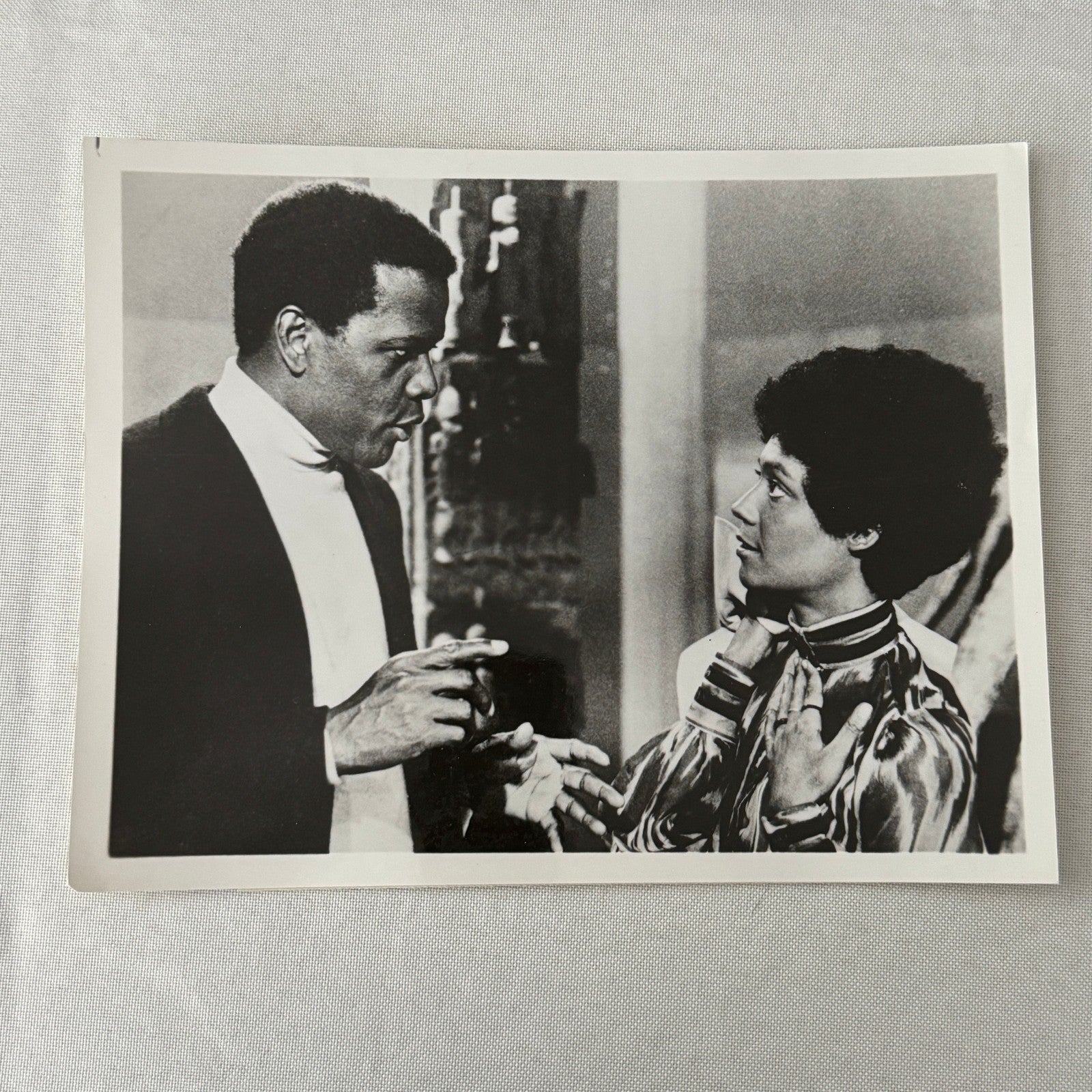 Vintage Movie Still Press Photo Photograph Sidney Poitier Esther Anderson CBS TV