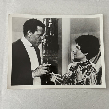 Vintage Movie Still Press Photo Photograph Sidney Poitier Esther Anderson CBS TV