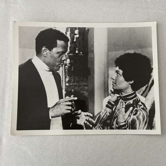 Vintage Movie Still Press Photo Photograph Sidney Poitier Esther Anderson CBS TV