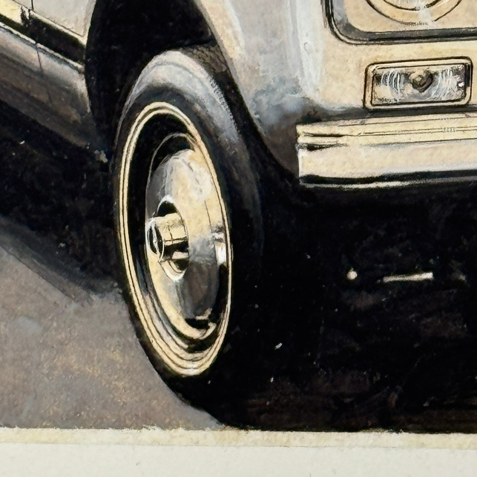 International Scout Illustration Art Drawing Robert Preis Vintage Truck