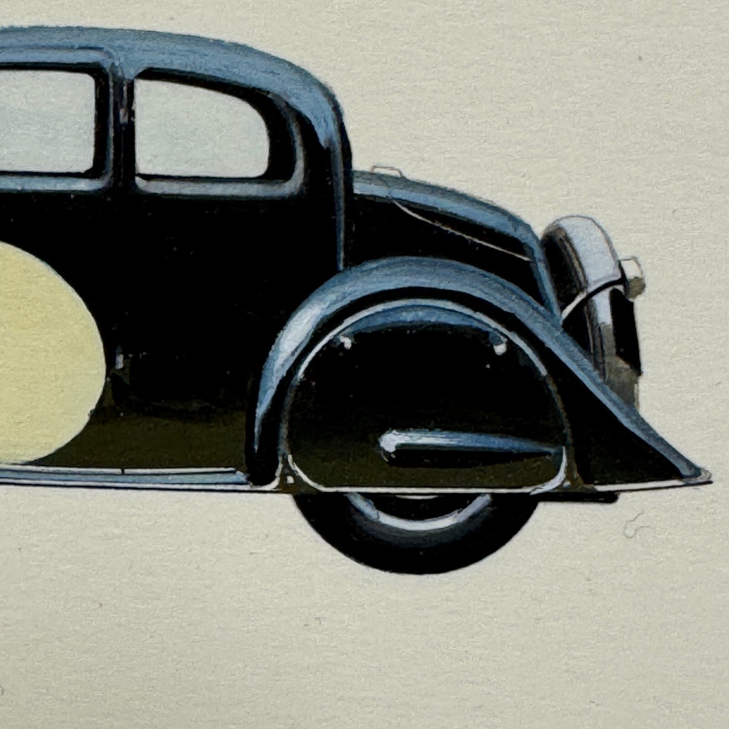 Bugatti Car Illustration Art Drawing Hand Drawn Vintage Miniature Detailed