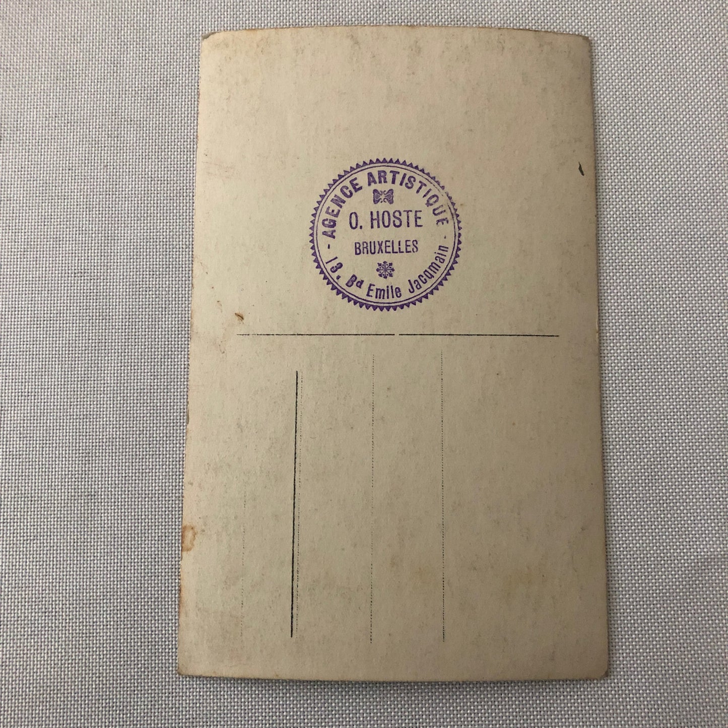 Circus Acrobat Act Postcard Post Card Vintage Les Rijnders