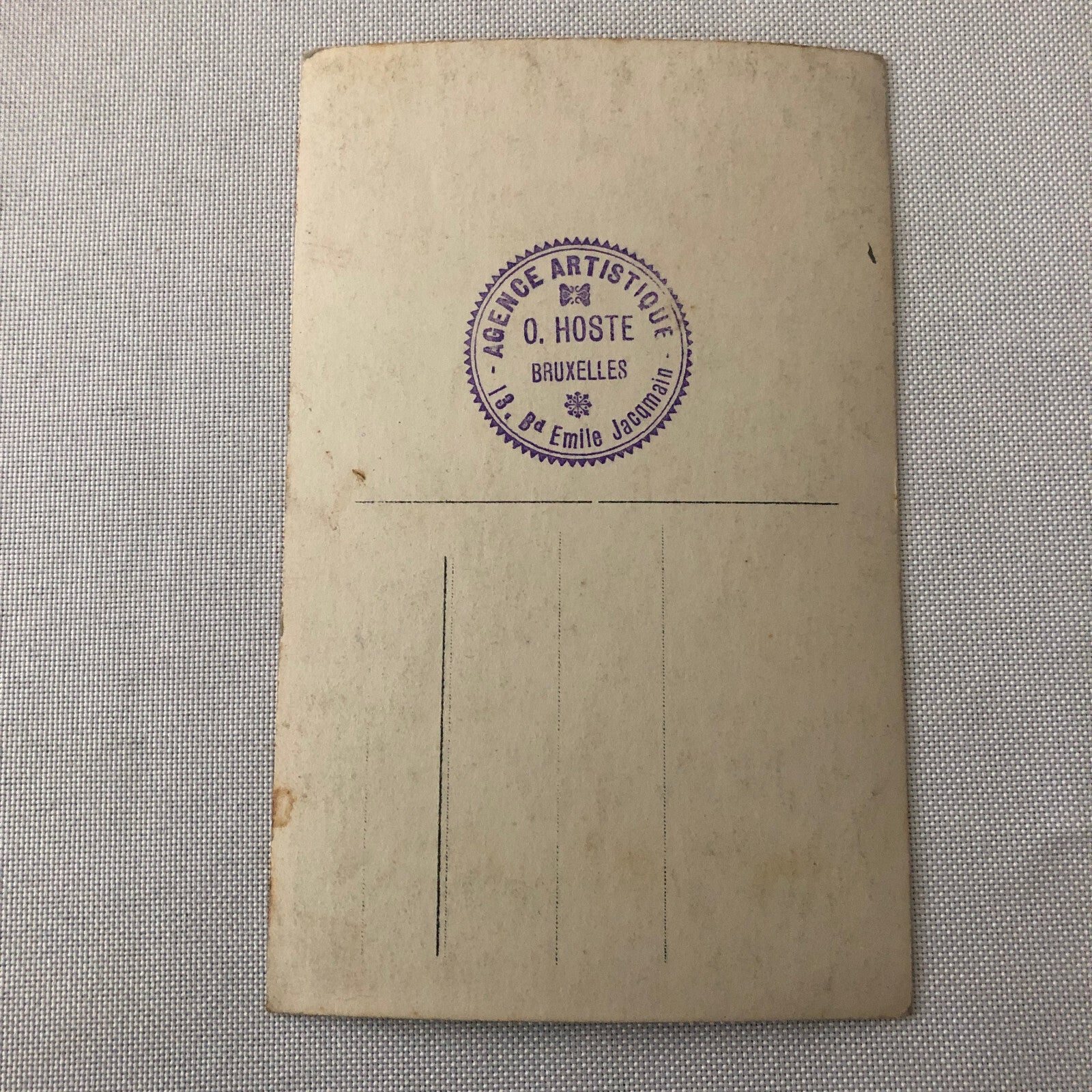 Circus Acrobat Act Postcard Post Card Vintage Les Rijnders