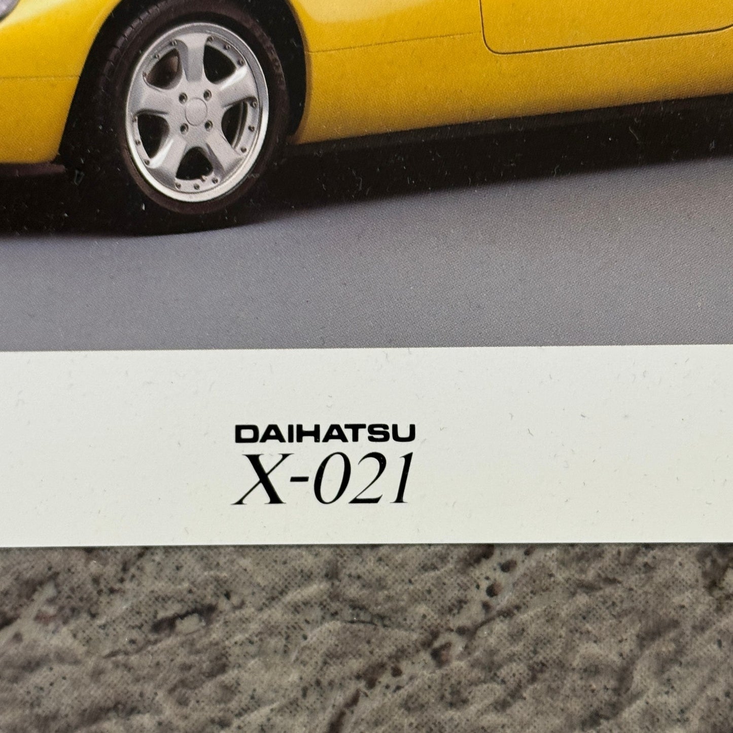 Daihatsu X-021 Car Factory Press Photo Photograph Print X-021