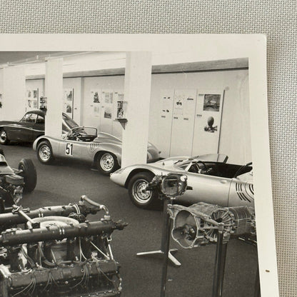 Vintage Porsche Museum Racing Car Photo Photograph Print 1976