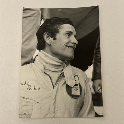 Vintage Racing Photo 1971 Monaco Grand Prix Race Driver Jacky Ickx Motorsport