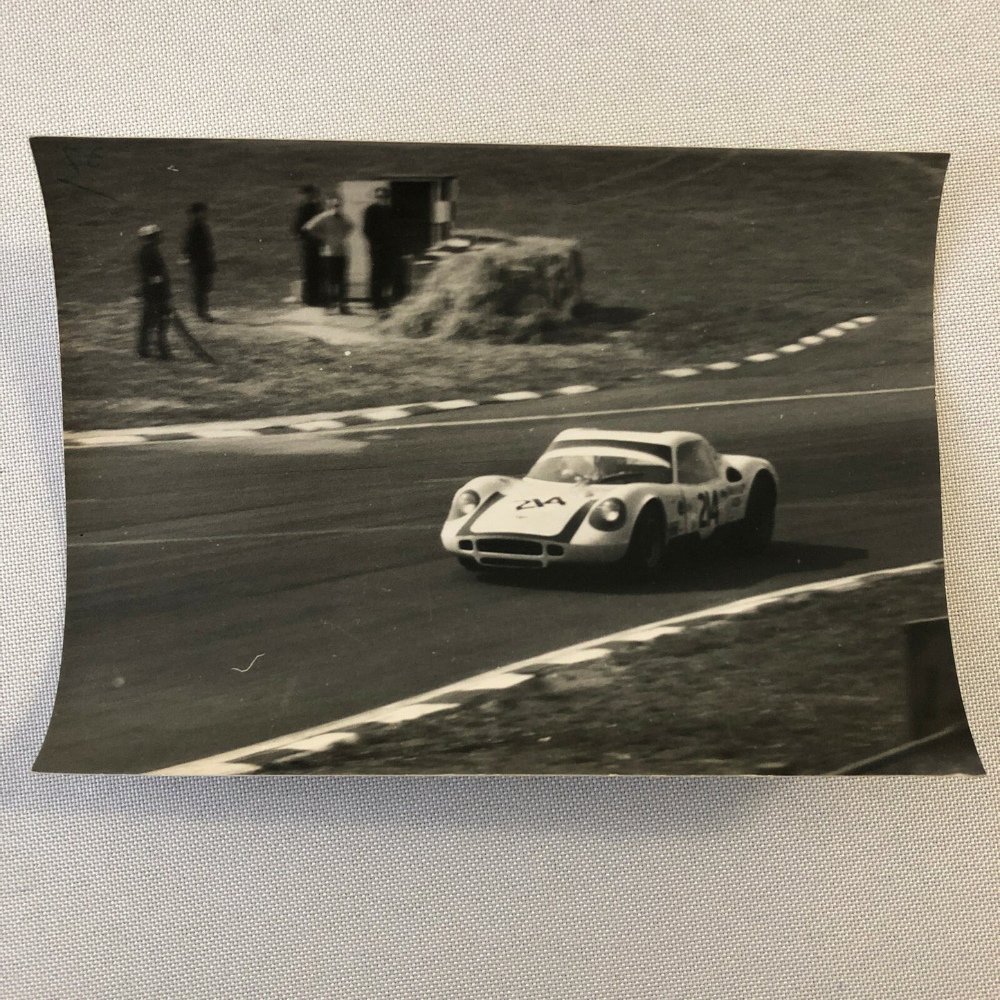 Vintage Racing Photo Photograph Print - Brands Hatch 1968 Alan Harvey Chevron B8