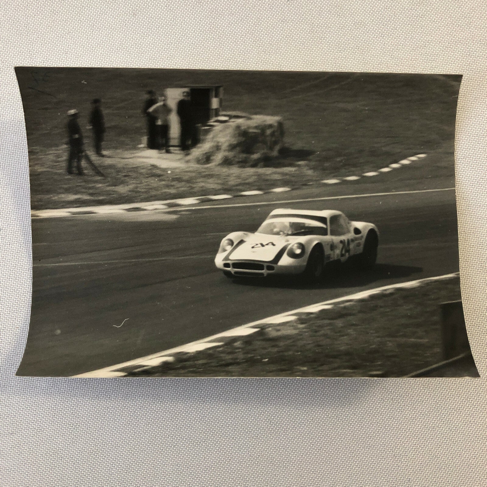 Vintage Racing Photo Photograph Print - Brands Hatch 1968 Alan Harvey Chevron B8