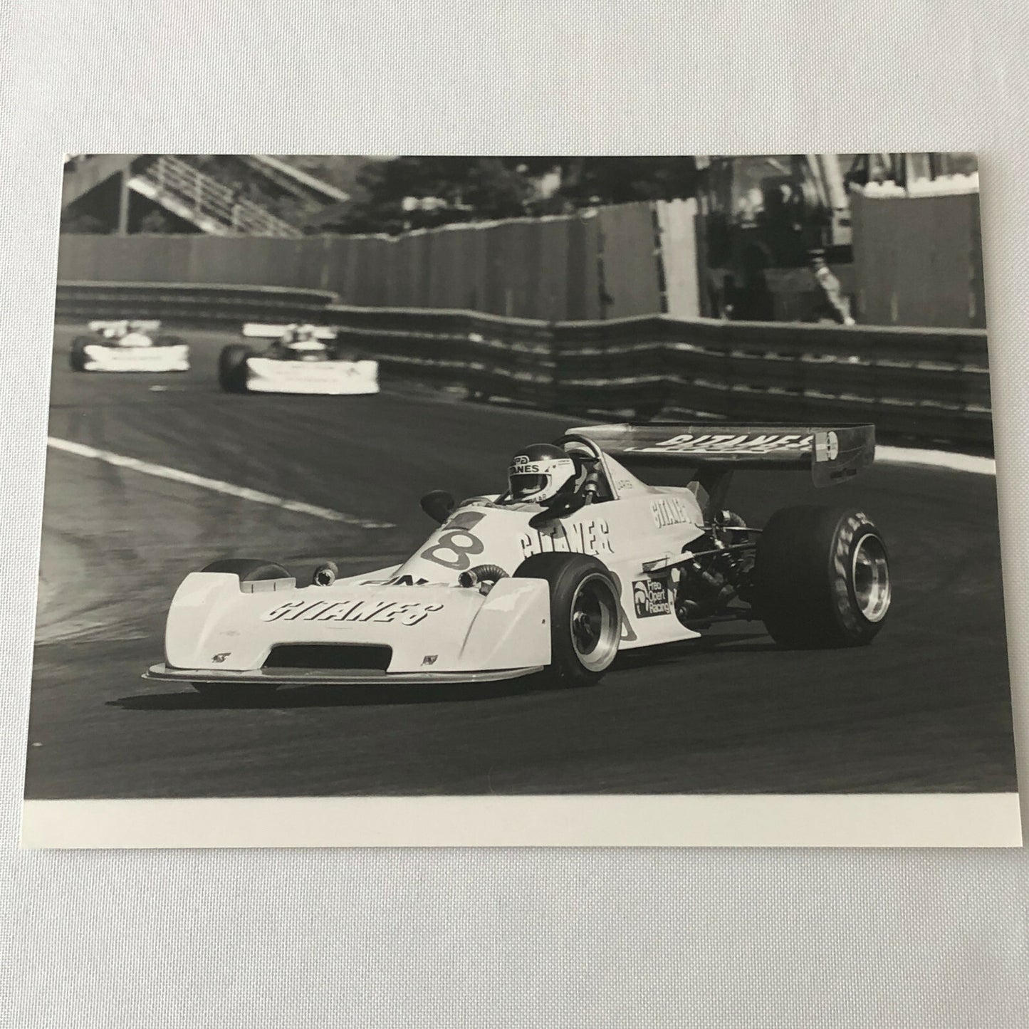 Vintage 1976 Formula 2 F2 Pau Grand Prix Racing Photo Photograph JP Jarier 