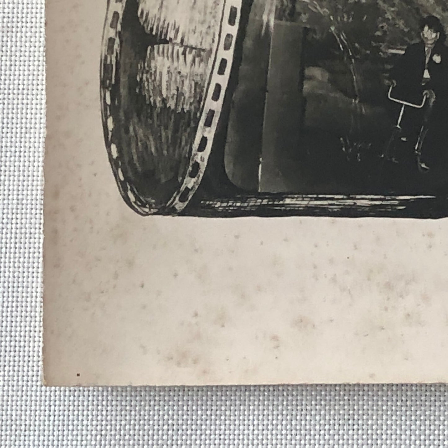 Circus Clown Bicycle Act Photo Photograph Vintage Dick Avan