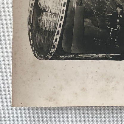 Circus Clown Bicycle Act Photo Photograph Vintage Dick Avan