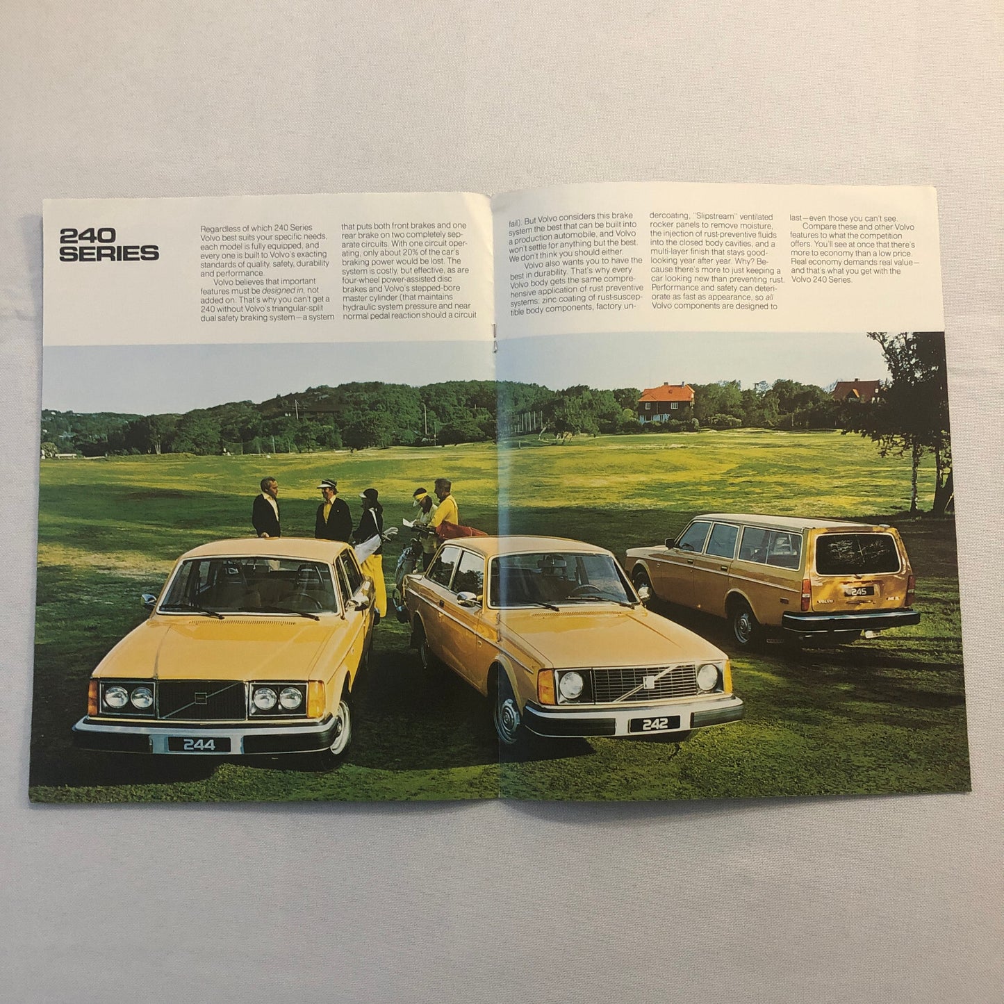 1978 Volvo 240 Series Sales Brochure Catalog 242 244 242GT 245