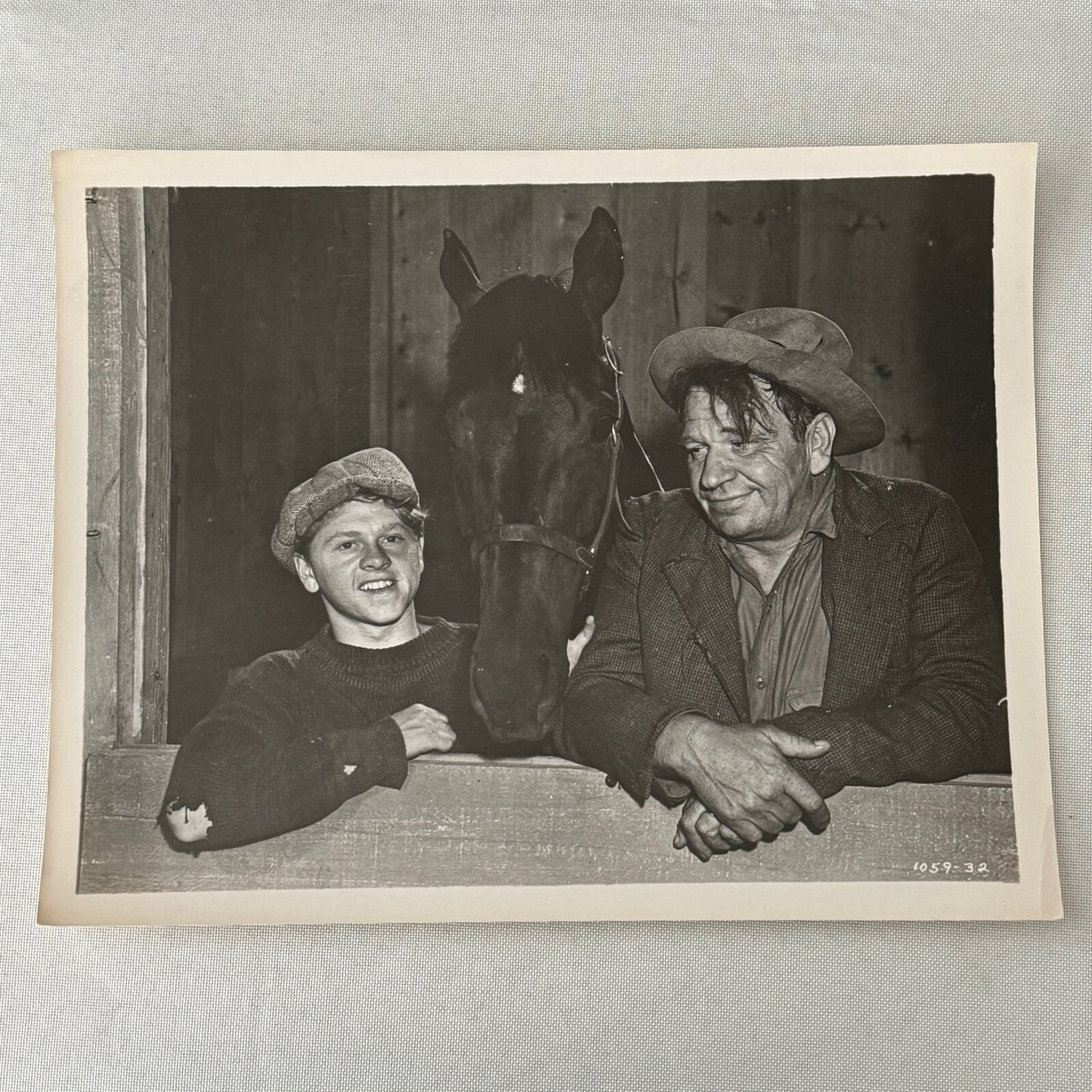 Vintage Movie Film Photo Photograph Stablemates Mickey Rooney Wallace Beery