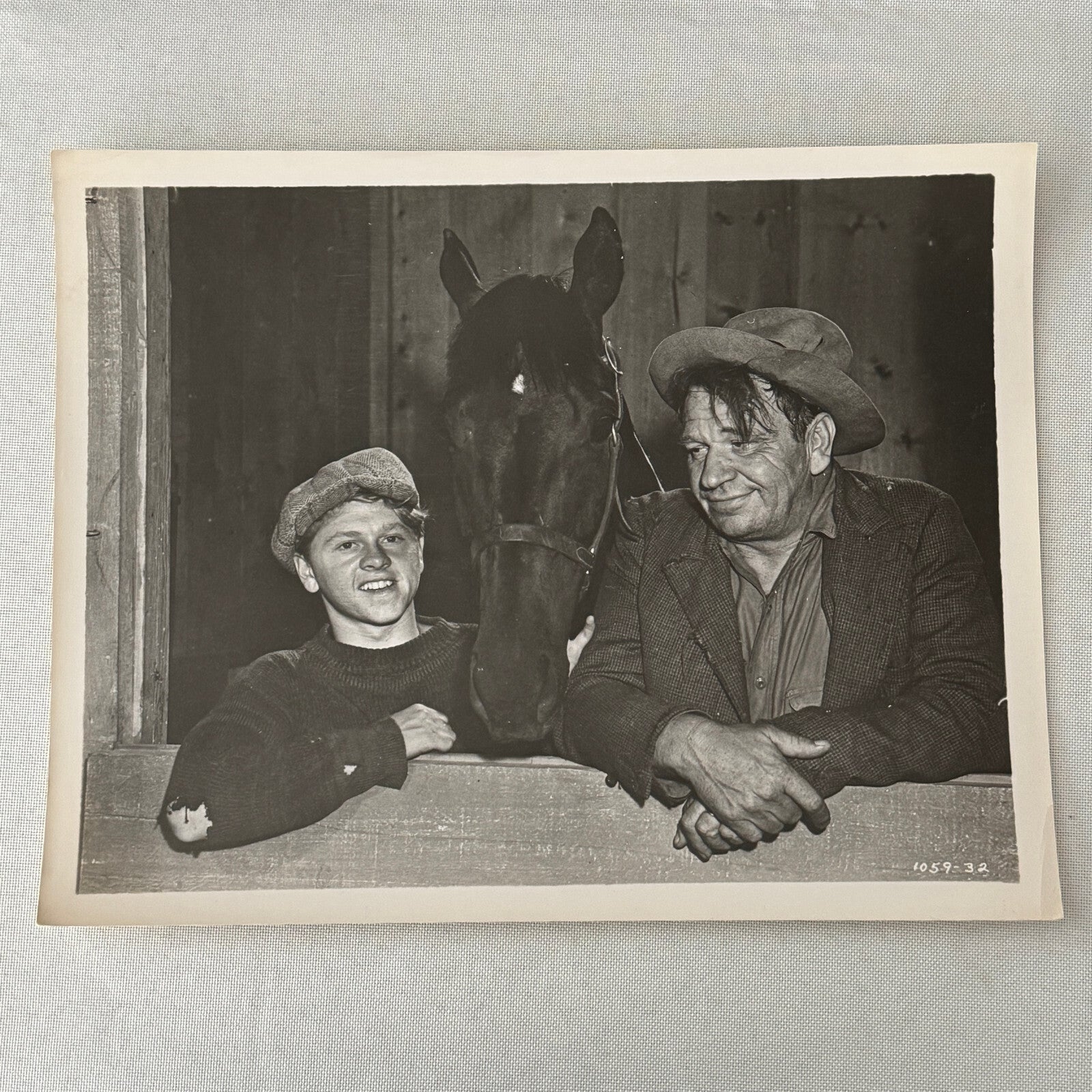 Vintage Movie Film Photo Photograph Stablemates Mickey Rooney Wallace Beery