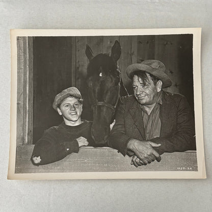 Vintage Movie Film Photo Photograph Stablemates Mickey Rooney Wallace Beery