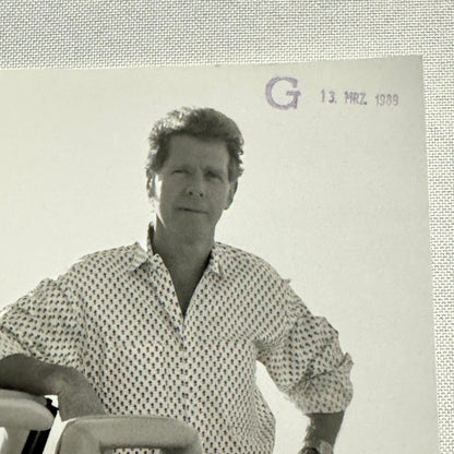 Bitter Type 3 Car Founder Designer Erich Bitter Factory Press Photo Photograph