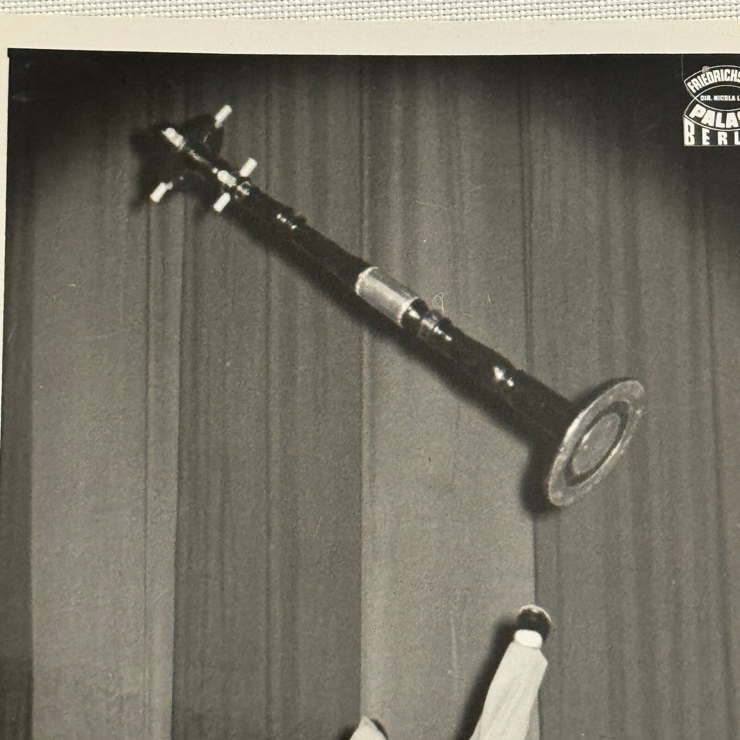 Vintage Circus Performer Balancing Juggling Act Photo Photograph Print