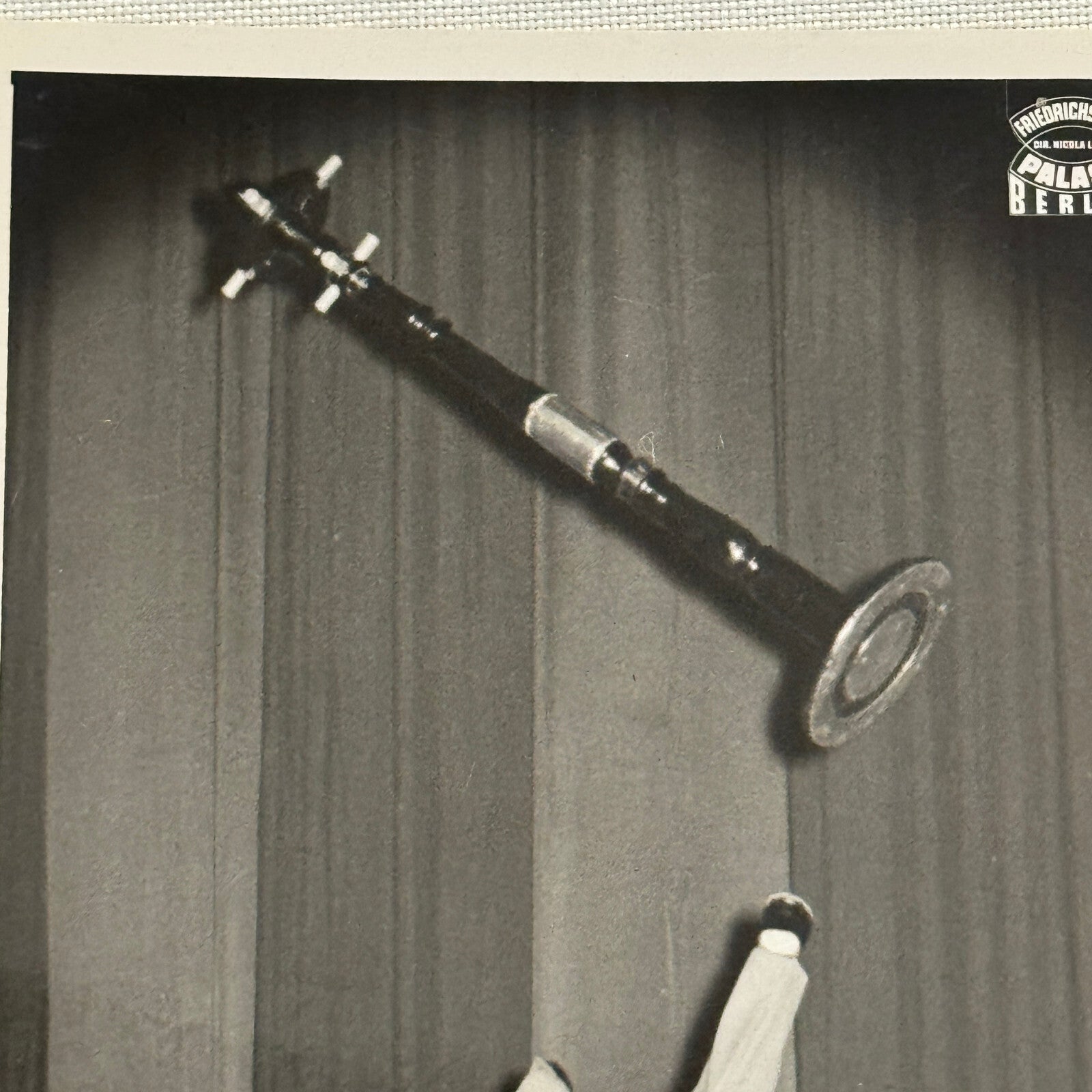 Vintage Circus Performer Balancing Juggling Act Photo Photograph Print