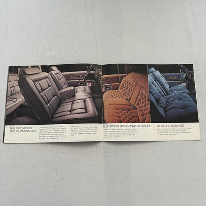 1984 Cadillac Sales Brochure Catalog Sedan Coupe DeVille Fleetwood Brougham