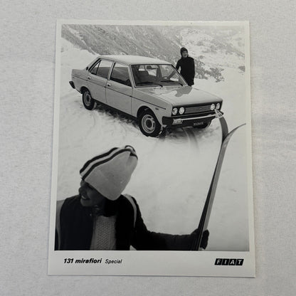Fiat 131 Mirafiori Special Car Factory Press Photo Photograph Print Vintage 1976