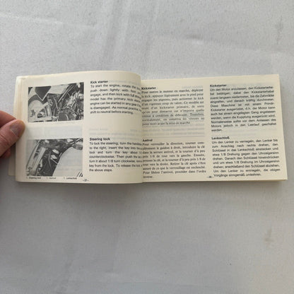 Vintage Yamaha DT125LC Motorcycle Bike Owners Manual Instruction Guide DT 125 LC
