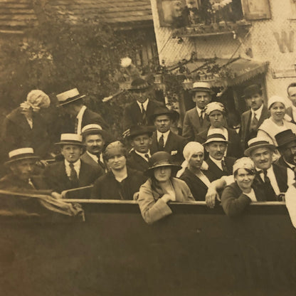 Vintage Photo Photograph Print People in Truck Germany Mogelsberg - Tag AL22SM1