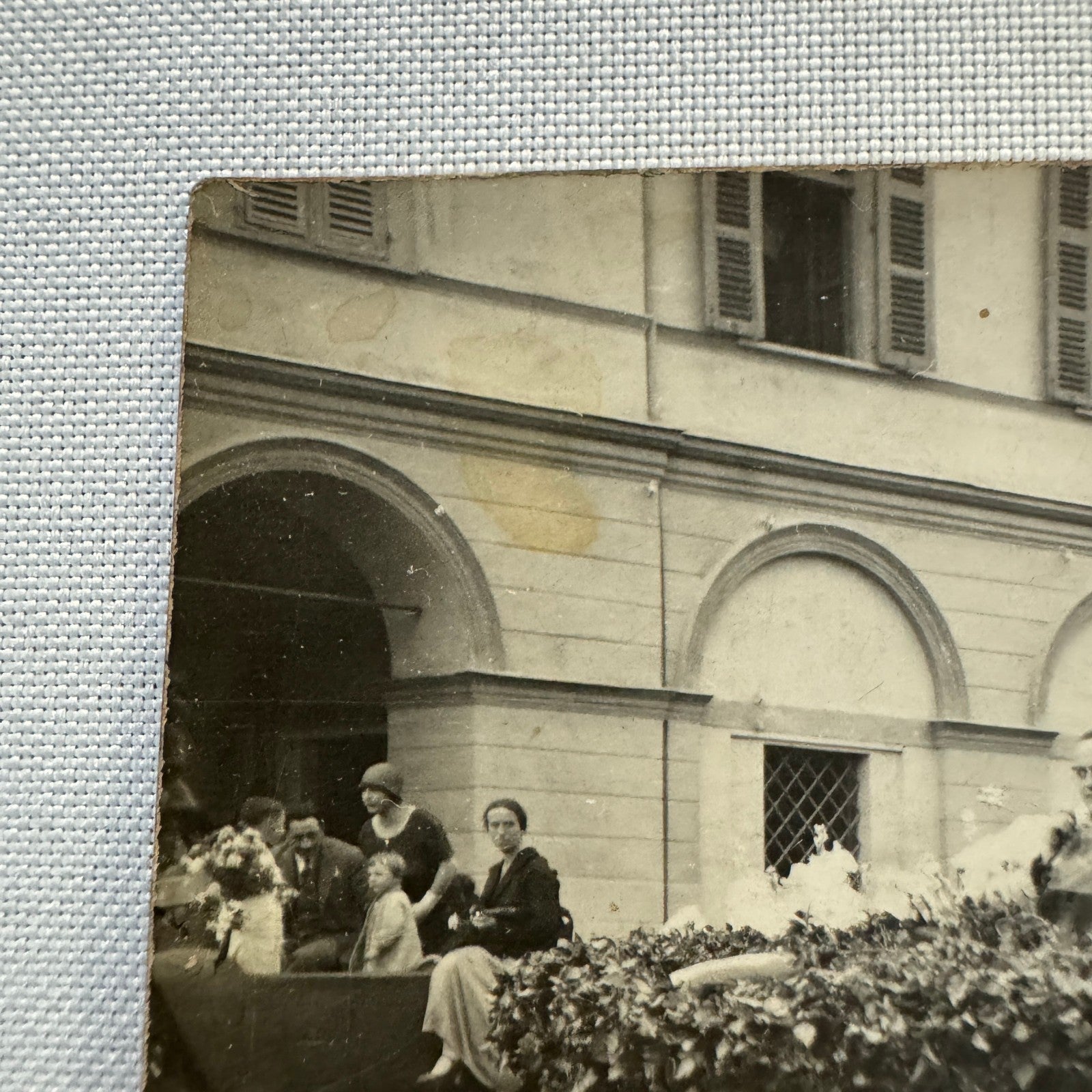 Vintage Postcard Real Photo Postcard RPPC Post Card Early Automobile Parade Car
