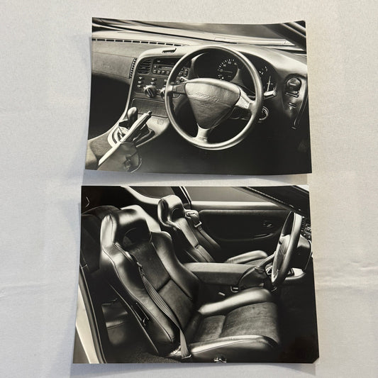 1989 Toyota Concept Car Photo Photograph Print Lot 2x Toyota 4500 GT
