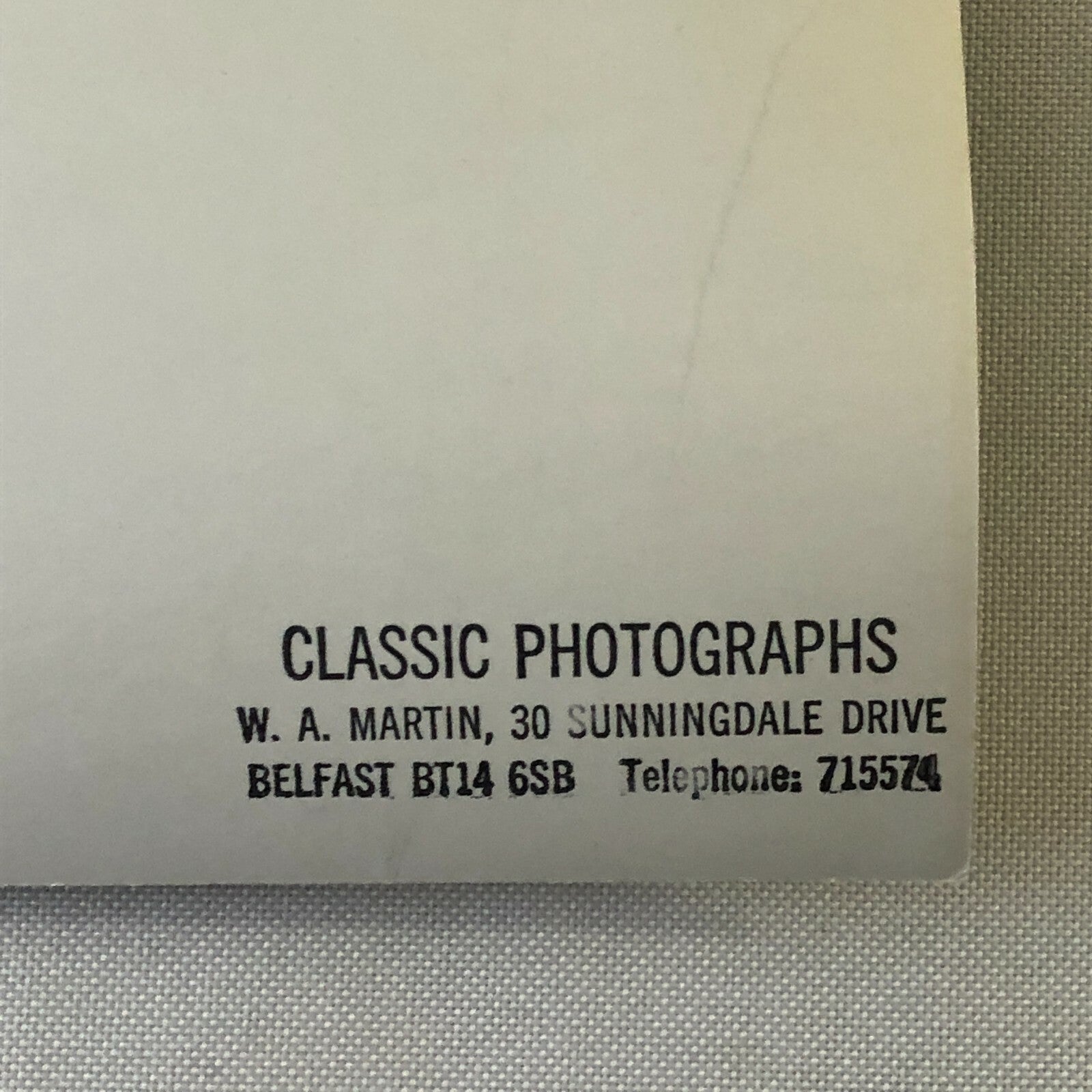 Vintage Racing Car Photo Photograph Print - Bentley Car ? 