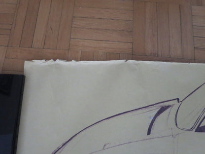 Porsche 935 Kremer Racing Design Sketch Drawing Art LOT OF 5 -  NOTTRODT Vintage