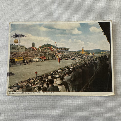 Vintage Nurburgring Race Track Racing Postcard Post Card German
