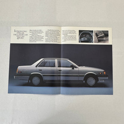 Vintage Hyundai Stellar Car Sales Brochure Folder Canadian Market