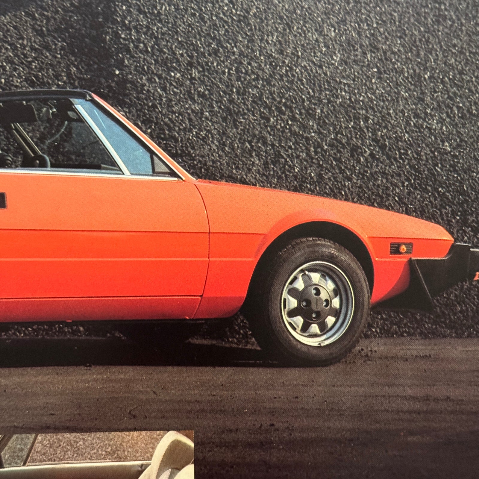 Bertone X19 Sales Sheet Brochure Mini Poster Fiat X1/9