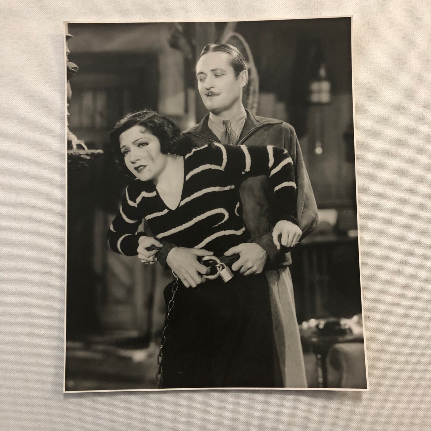 Movie Still Actor Actress Photo Photograph Print Claudette Colbert Edmund Lowe