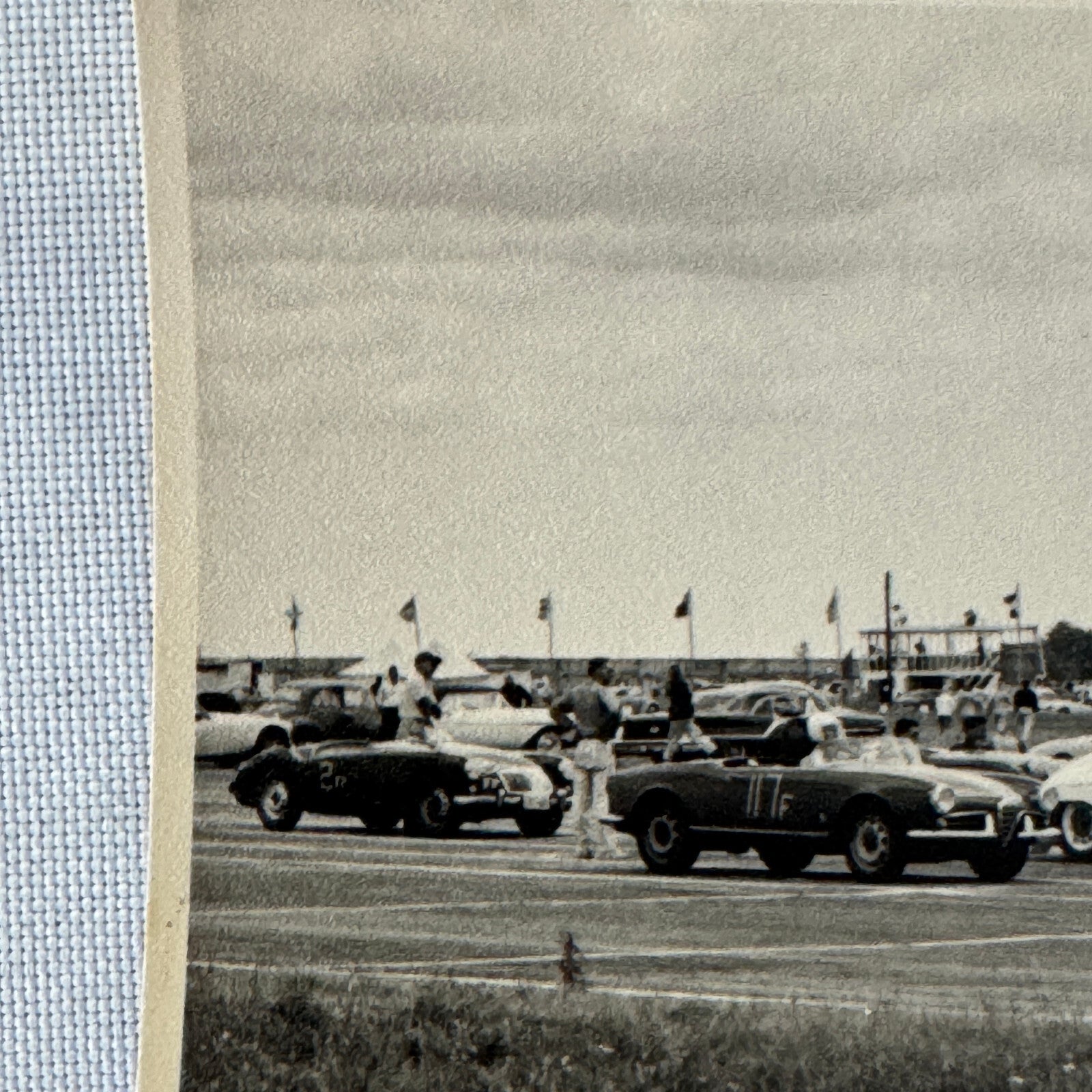 Vintage Racing Photo Photograph Alfa Romeo Porsche MG MGA