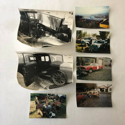 Vintage Fiat Barn Find Junk Yard Parts Photo Photograph Print Lot of 50 