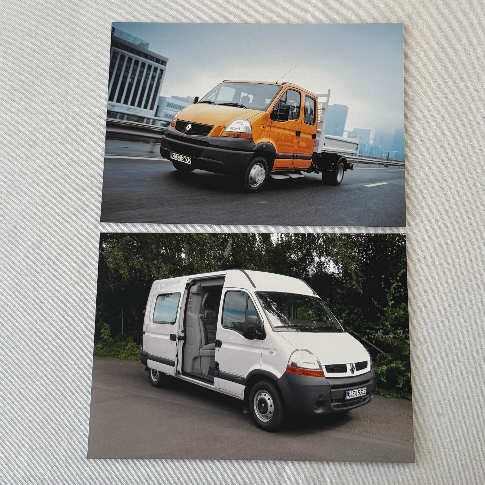 2004 Renault Truck Van Factory Press Kit Brochure Photos Kangoo Master GERMAN
