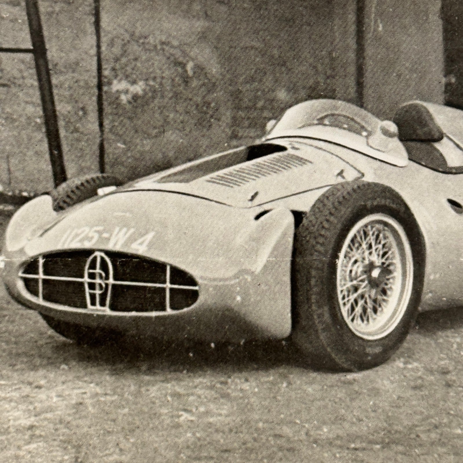 Vintage Bugatti Racing Car Photo Photograph Print