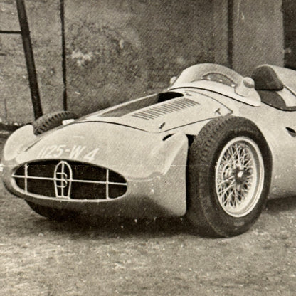 Vintage Bugatti Racing Car Photo Photograph Print