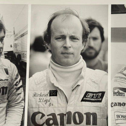 Porsche Racing Driver Photo Jan Lammers Richard Lloyd Jonathan Palmer Photograph