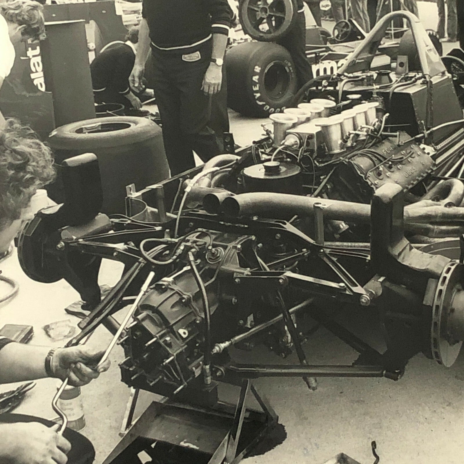 Vintage 1980 Brabham Racing BT 49 Car Press Photo Photograph DPPI 