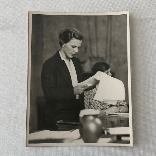 Vintage Press Photo Photograph Women Engineers Conference London News 1933
