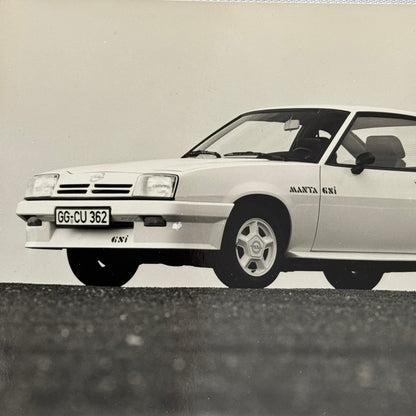 Opel Manta GSi Sports Car Factory Photo Photograph Print GERMAN Caption