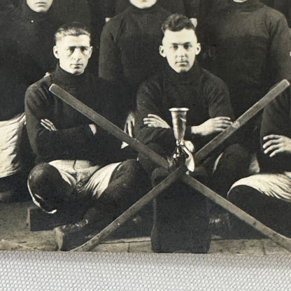 Antique Hockey RPPC Real Photo Postcard Post Card Amateur Team Players
