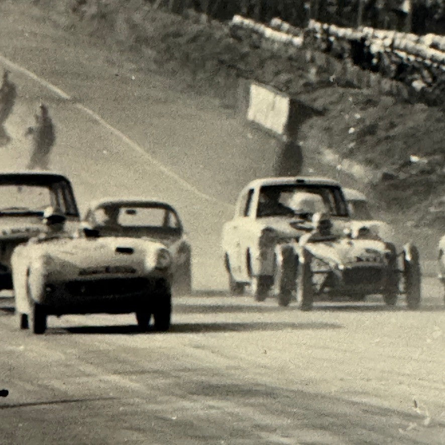 Vintage Racing Photo Photograph Print Motorsport Austin Healey and Other Cars