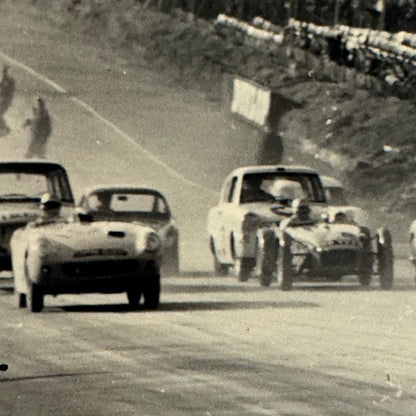 Vintage Racing Photo Photograph Print Motorsport Austin Healey and Other Cars