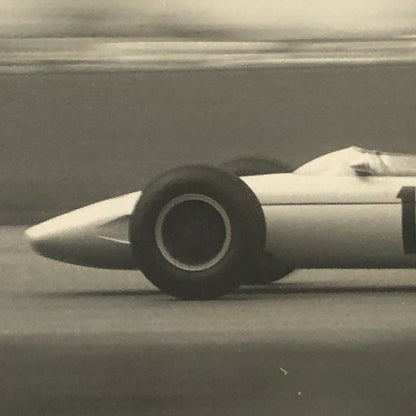 Vintage Racing Car Photo Photograph Print - Innes Ireland Driver 