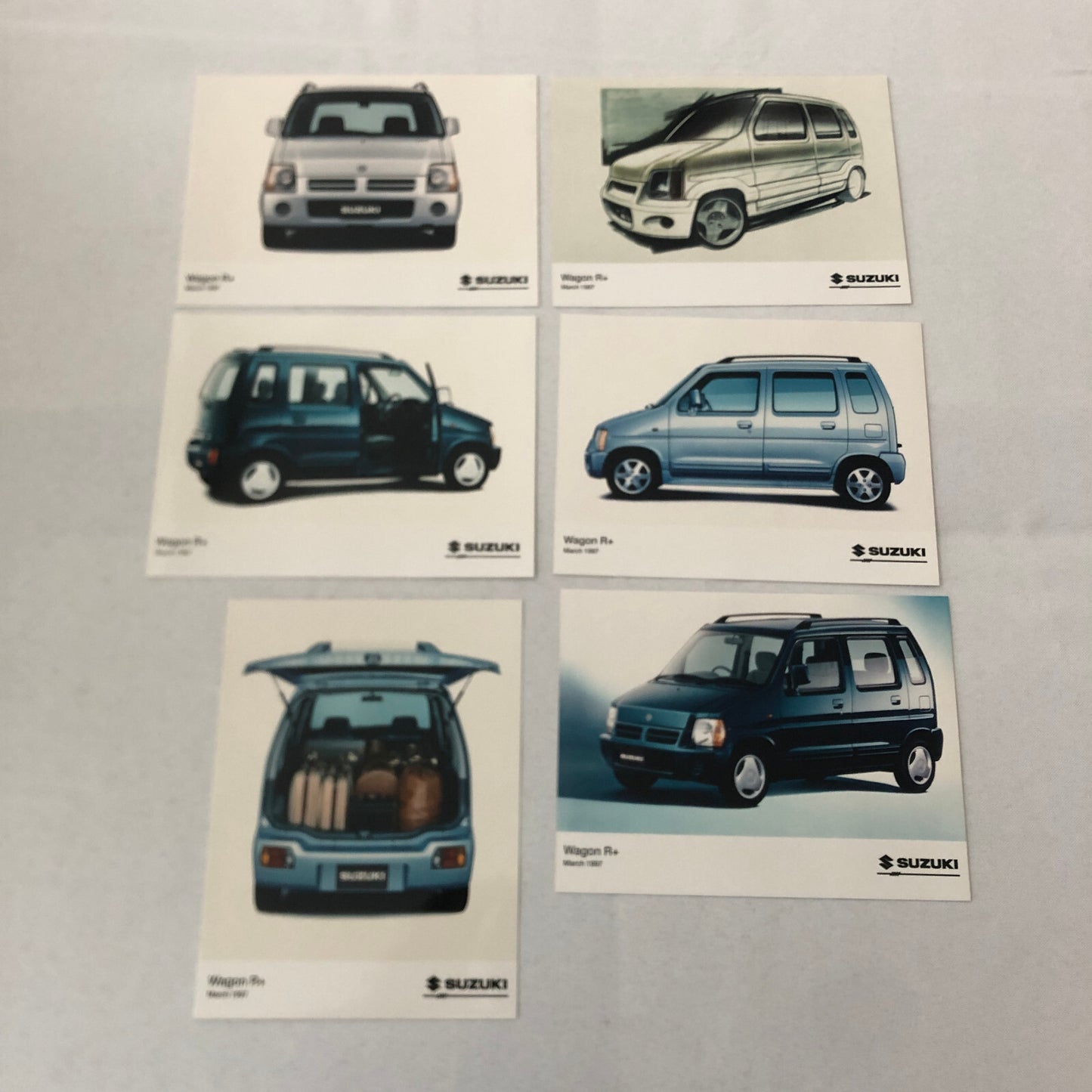 Suzuki Wagon R + Press Kit Brochure Diskette 35mm Slides Photos 1997 GERMAN Text