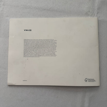 2009 Volkswagen VW Eos Convertible Roadster Sales Brochure Catalog Canadian